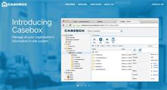 Desktop Screenshot of casebox.org